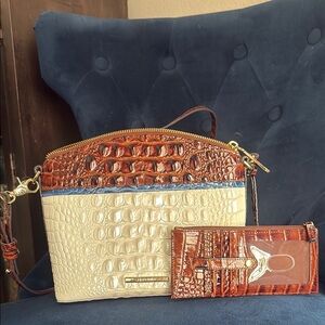 Mini Duxbury crossbody. Brahmin with matching wallet